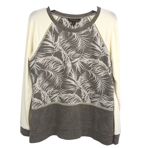 Tommy Bahama Women’s Small Long Sleeve Pull Over Sweater Top Tropical Soft - Picture 1 of 14